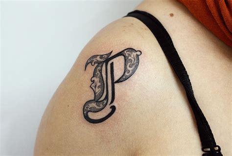 p tattoo designs|P tattoo